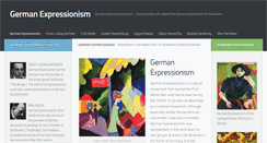 Desktop Screenshot of germanexpressionism.net